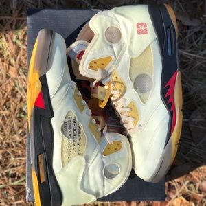 Air Jordan 5 Retro Off-White Sail Size13 In Hand
